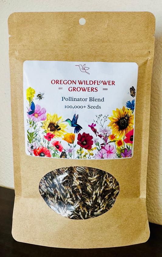 Native Bee, Butterfly, & Bird Blend. 100,000+ Seeds Per Bag.